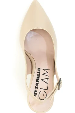 Décolleté Beige Slingback con Tacco Medio PITTARELLO Glam 2264