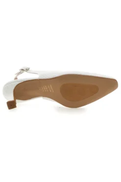 Décolleté Bianche Slingback Effetto Pizzo PITTARELLO ROMANTIC 2241