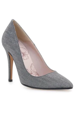 Décolleté grigio scuro glitter con tacco alto Pittarello Romantic 5423