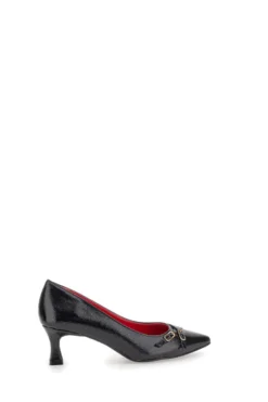 Décolleté in vernice Nera Con tacco a rocchetto Pittarello Glam 3703