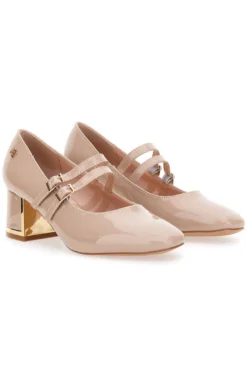 Décolleté Mary Jane Beige con Tacco a blocco MARIELLA BURANI 50810514