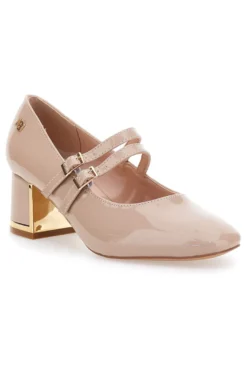 Décolleté Mary Jane Beige con Tacco a blocco MARIELLA BURANI 50810514
