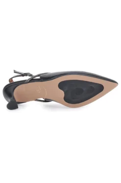Décolleté nere a punta con cinturino gioiello Francesca Gritti 150