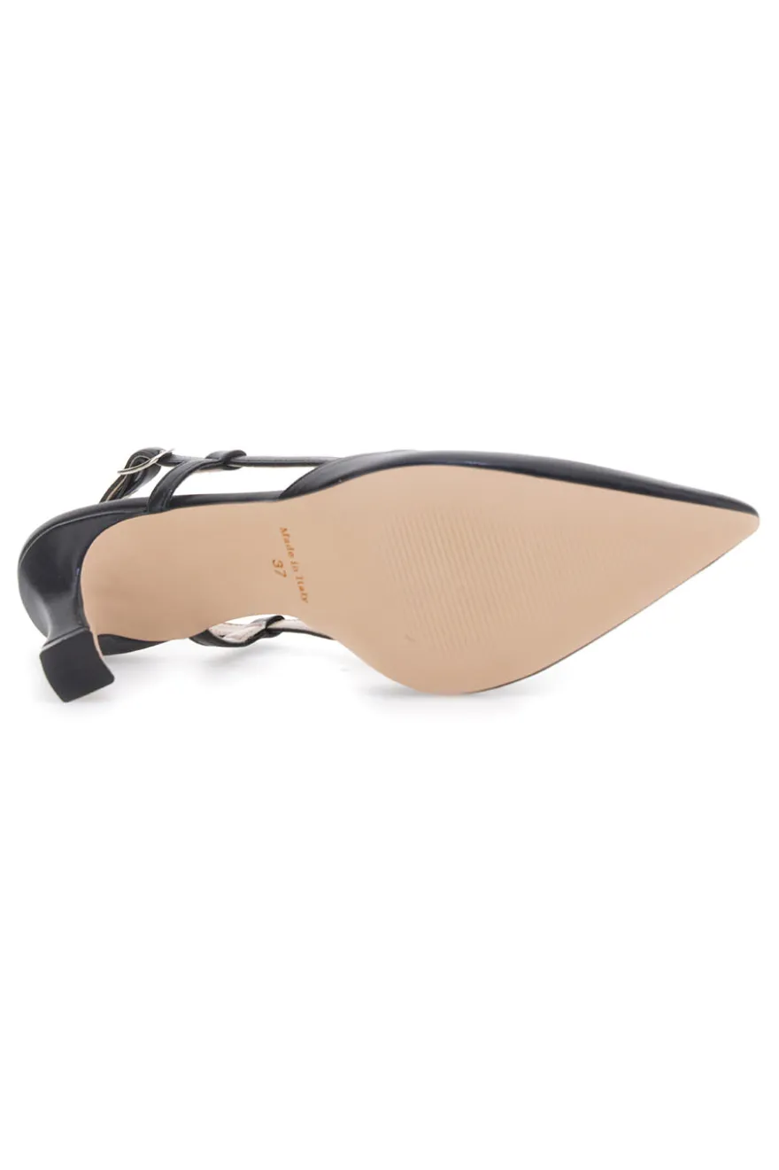 Décolleté Nere a Punta con Tacco a Coda Made in Italy PITTARELLO LOVE 372