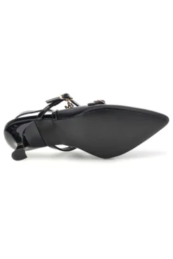 Décolleté nere con cinturini e tacco sagomato Burani 51852c1211