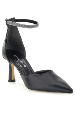 Décolleté nere con cinturino Pittarello couture 709