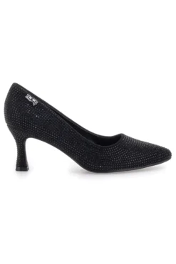 Décolleté nere con strass Nazareno gabrieli 7224