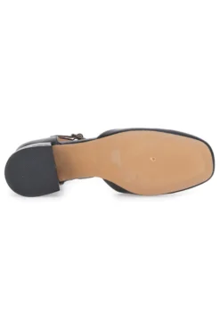 Décolleté nere con tacco basso e cinturino alla caviglia MON DIEU 9401Q16
