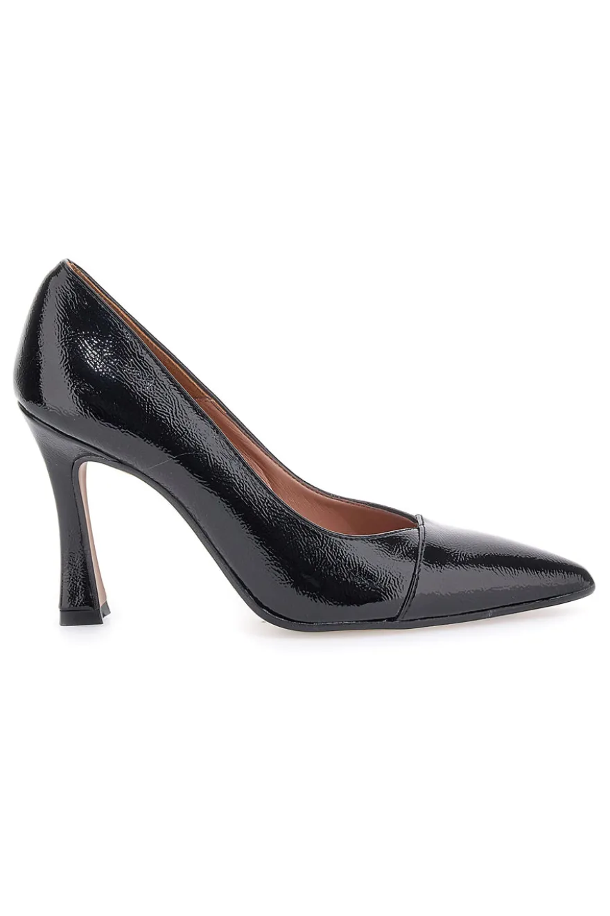 Décolleté Nere Con Tacco 9 cm Made In Italy Pittarello P907