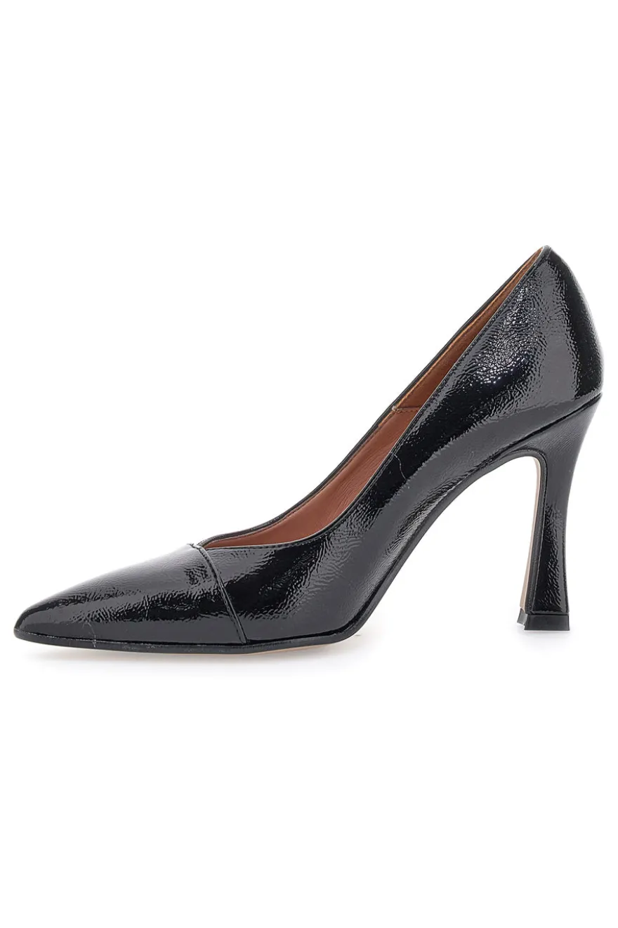Décolleté Nere Con Tacco 9 cm Made In Italy Pittarello P907