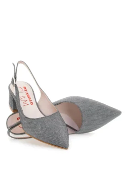 Décolleté Nere Slingback Effetto Brillantini PITTARELLO GLAM 3123