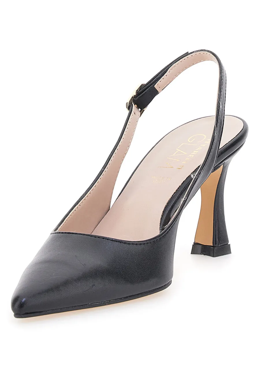 Décolleté Nere Slingback Pittarello Glam 3359