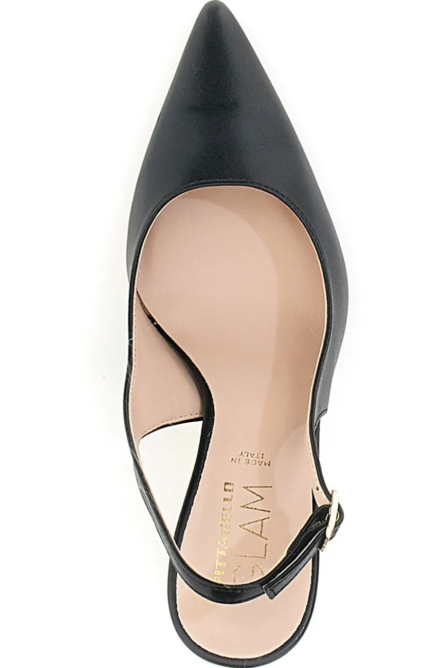 Décolleté Nere Slingback Pittarello Glam 3359