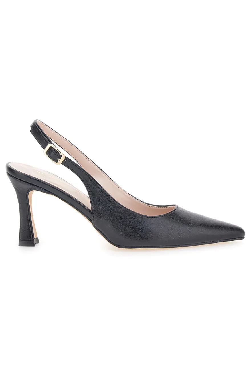 Décolleté Nere Slingback Pittarello Glam 3359