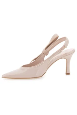Décolleté Nude Con Fiocco e Tacco Pittarello Glam 3821 made in italy