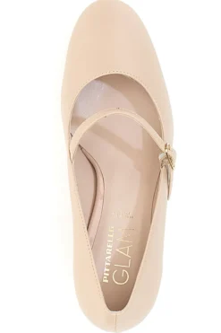 Décolleté Nude Mary Jane con Tacco Basso PITTARELLO GLAM 3605