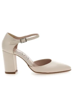 Décolleté Panna Con Cinturino e Tacco a Blocco PITTARELLO GLAM 2615