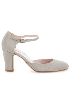 Décolleté Platino Tacco 8 Cm Pittarello Romantic 2569