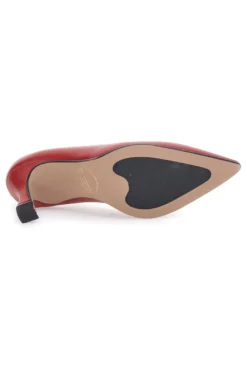 Décolleté Rosse Con Tacco 8 cm Made In Italy Pittarello 3354