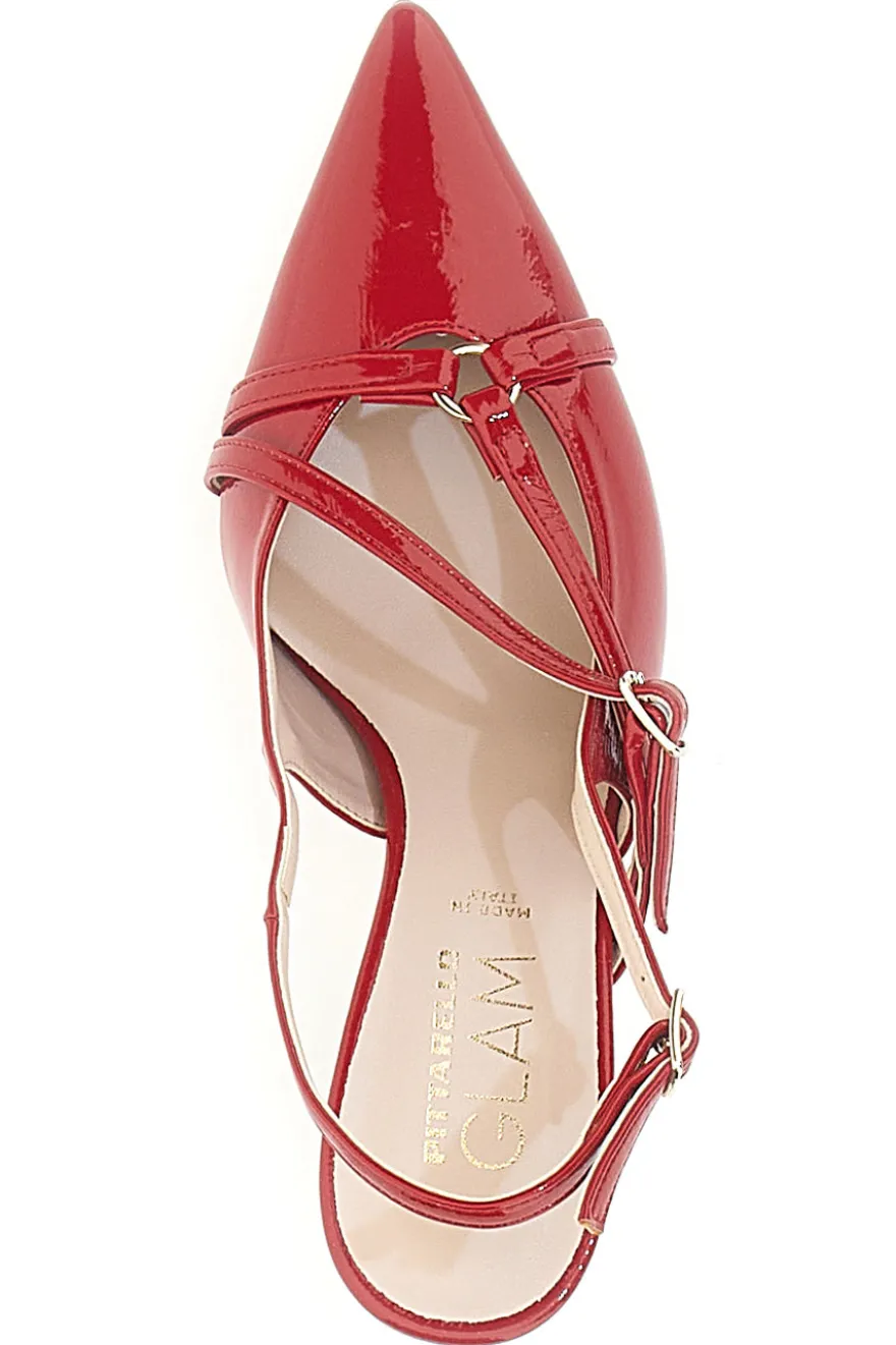 Décolleté Rosse Slingback a Punta PITTARELLO GLAM 3831