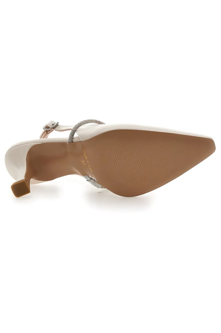 Décolleté Slingback Burro Made In Italy PITTARELLO Couture 8309