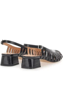Décolleté Slingback Nere Con Tacco Basso e Punta Chiusa PITTARELLO COUTURE 3906