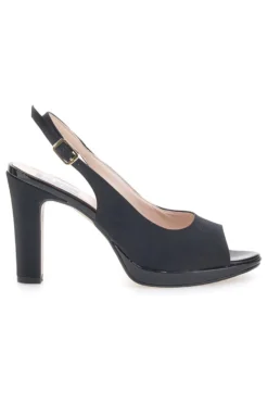 Décolleté Slingback Nere Effetto Raso PITTARELLO LOVE 4477
