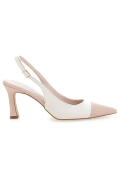 Décolleté slingback Nude Panna con Punta Nude PITTARELLO LOVE 256