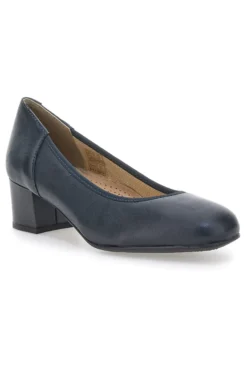 Decolleté Navy Con Tacco Basso Prima Riga 11720LIDY