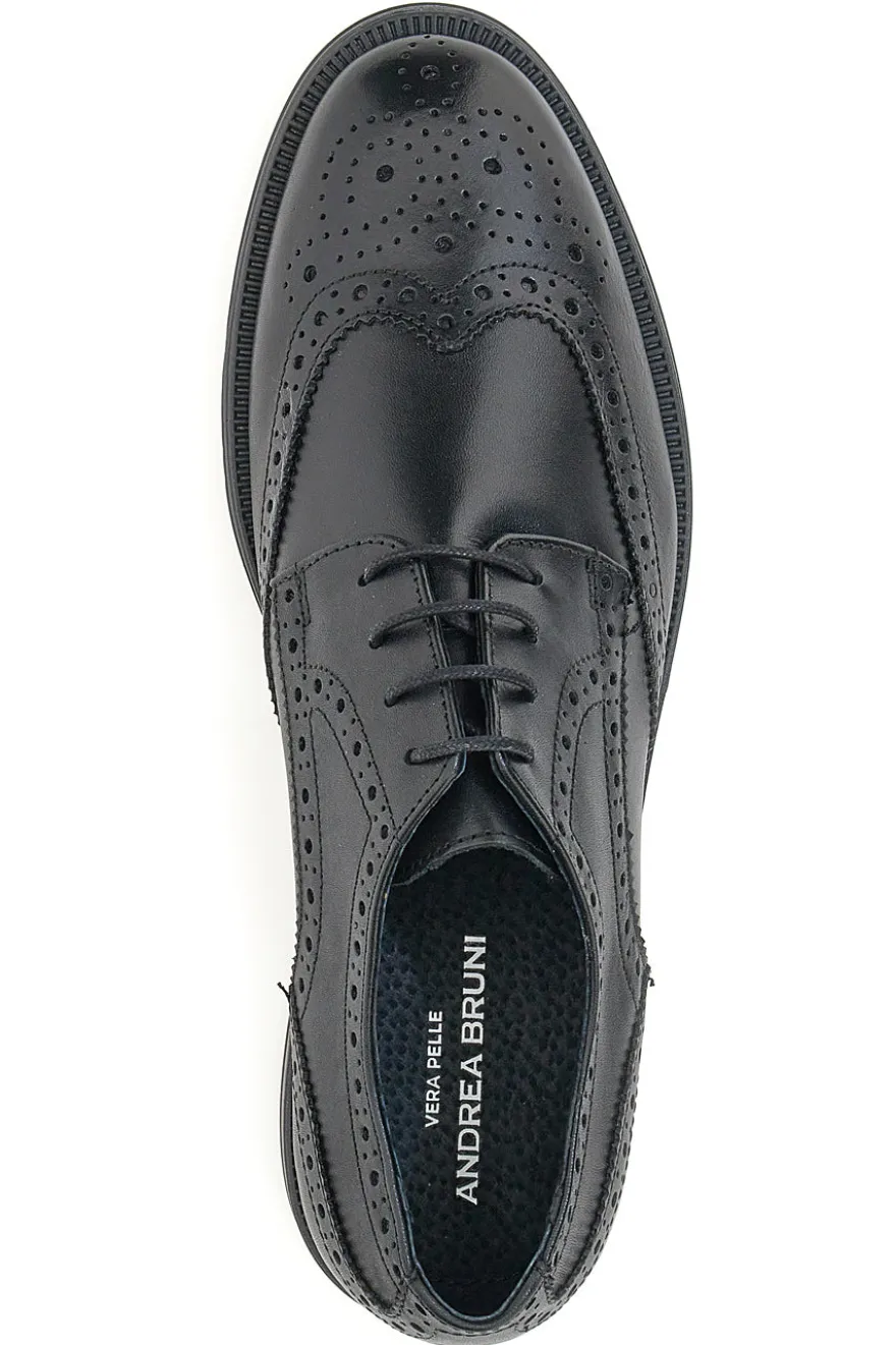 Elegante Schnürschuhe Andrea Bruni 11706 Schwarz