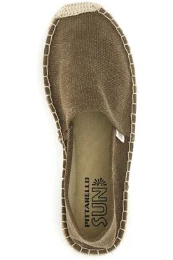 Espadrillas marroni slip on Pittarello sun SGMS2520