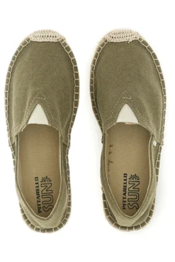 Espadrillas verdi in tessuto Pittarello sun SGMS2510