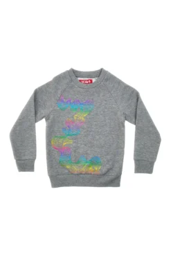 Felpa Girocollo con Stampa Olografica PITT KIDS 6032