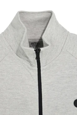 Felpa grigia con zip e collo alto Boardman Alpha pt-m-t-9072