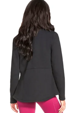 Felpa Nera Con Cerniera SKECHERS GO SNUGGLE Jacket