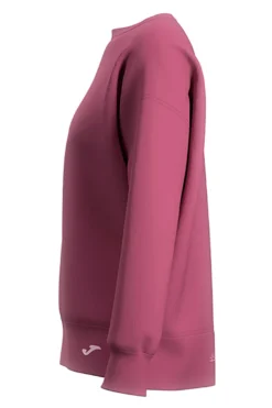 Felpa rosa crop con maniche raglan e stampa gommata Joma Breath Sweatshirt