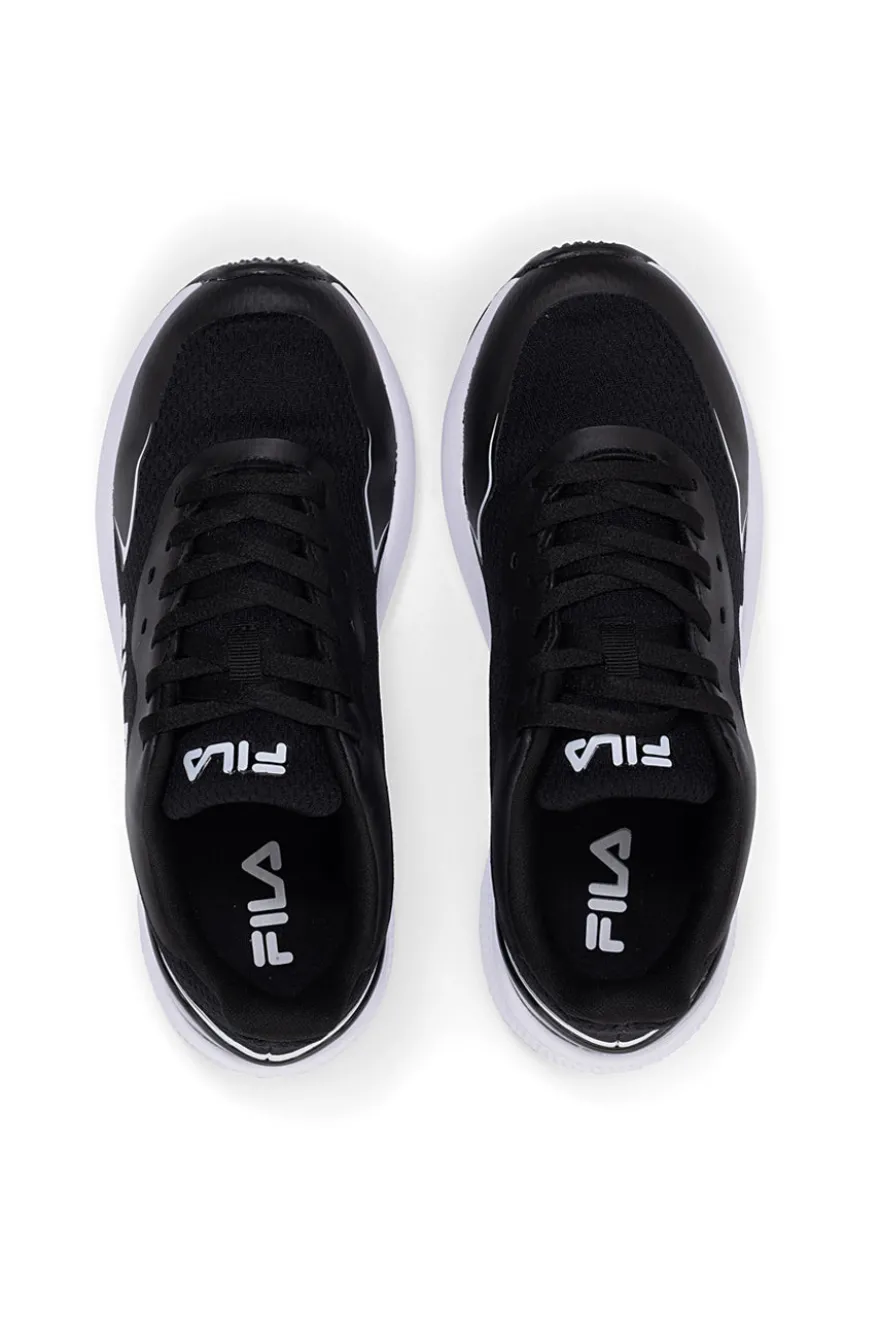 Fila CRUSHER – Schwarze, atmungsaktive Sneakers mit Laufsohle für Teenager