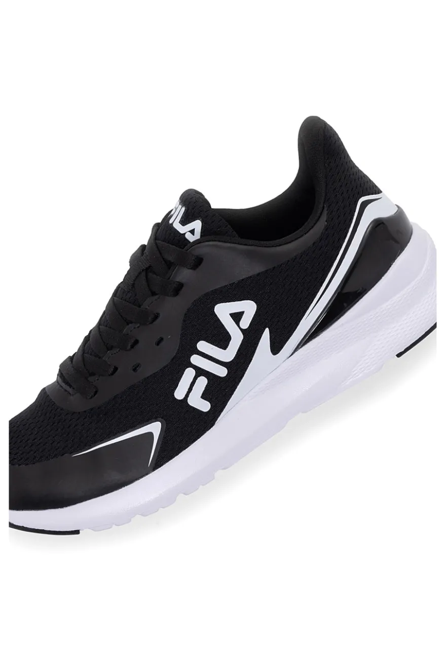 Fila CRUSHER – Schwarze, atmungsaktive Sneakers mit Laufsohle für Teenager