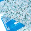 Foulard azzurra con fantasia floreale in tessuto leggero Coveri SCIAR/0996
