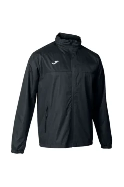 Giacca Antipioggia Nera con Cappuccio JOMA Montreal