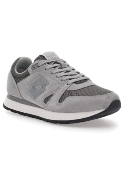Graue Sneakers mit Air Memory Foam Lotto Trainer Amf Msh