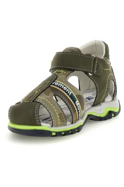 Grüne Sandalen mit Riemenverschluss Pitt Kinder 15111