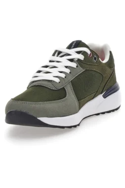 Grüne Sneakers mit Memory Soft Navy MM2281