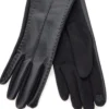 Guanti neri eleganti effetto pelle touch screen Biagiotti LB25W910-20