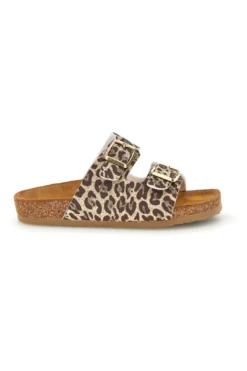 Hausschuhe mit Tiermuster und Schnallen Pittarello bio 257A206SR von Bambina | Pittarello