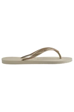 Havaianas Slip Top Cremefarbene Flip-Flop-Hausschuhe
