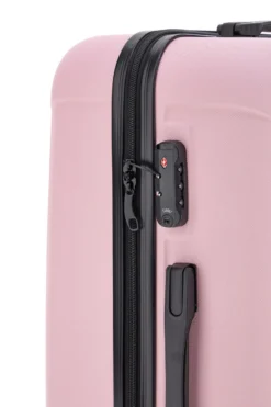 Indigenous Metropolitan 139/G Pink Hartschalen-Trolley mit TSA-Schloss