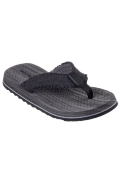 Infradito Marroni con Tomaia in Canvas Skechers Tantric - Fritz