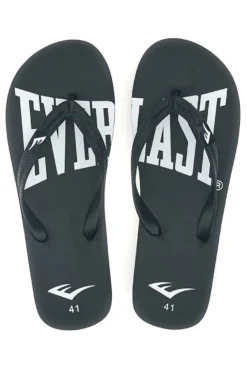 Infradito nere con logo Everlast EV010