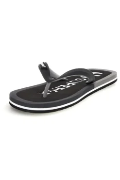 Infradito nere con logo Superga S24T189